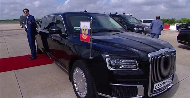 Με το «θηρίο» του έφτασε στη G20 o Β. Πούτιν (βίντεο)